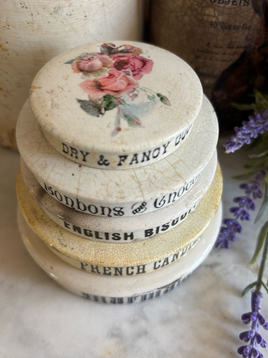 Stacker! Old English Lids Permanently Affixed