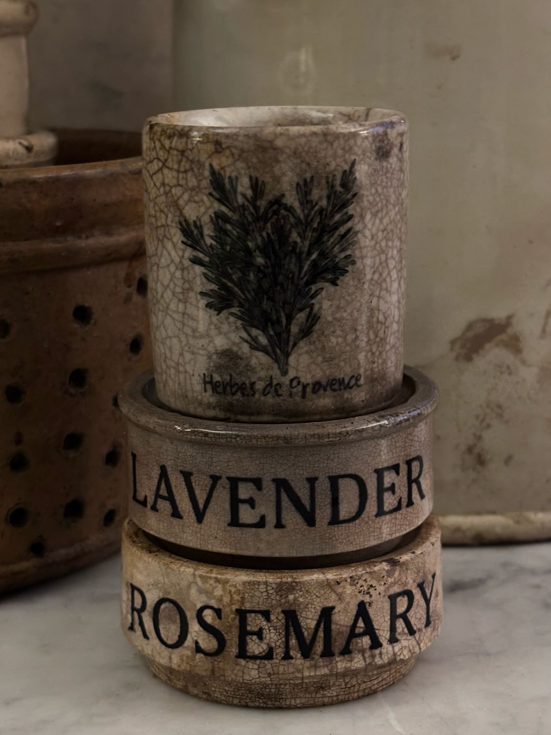 Herb Stacker/Candled With Herbarium