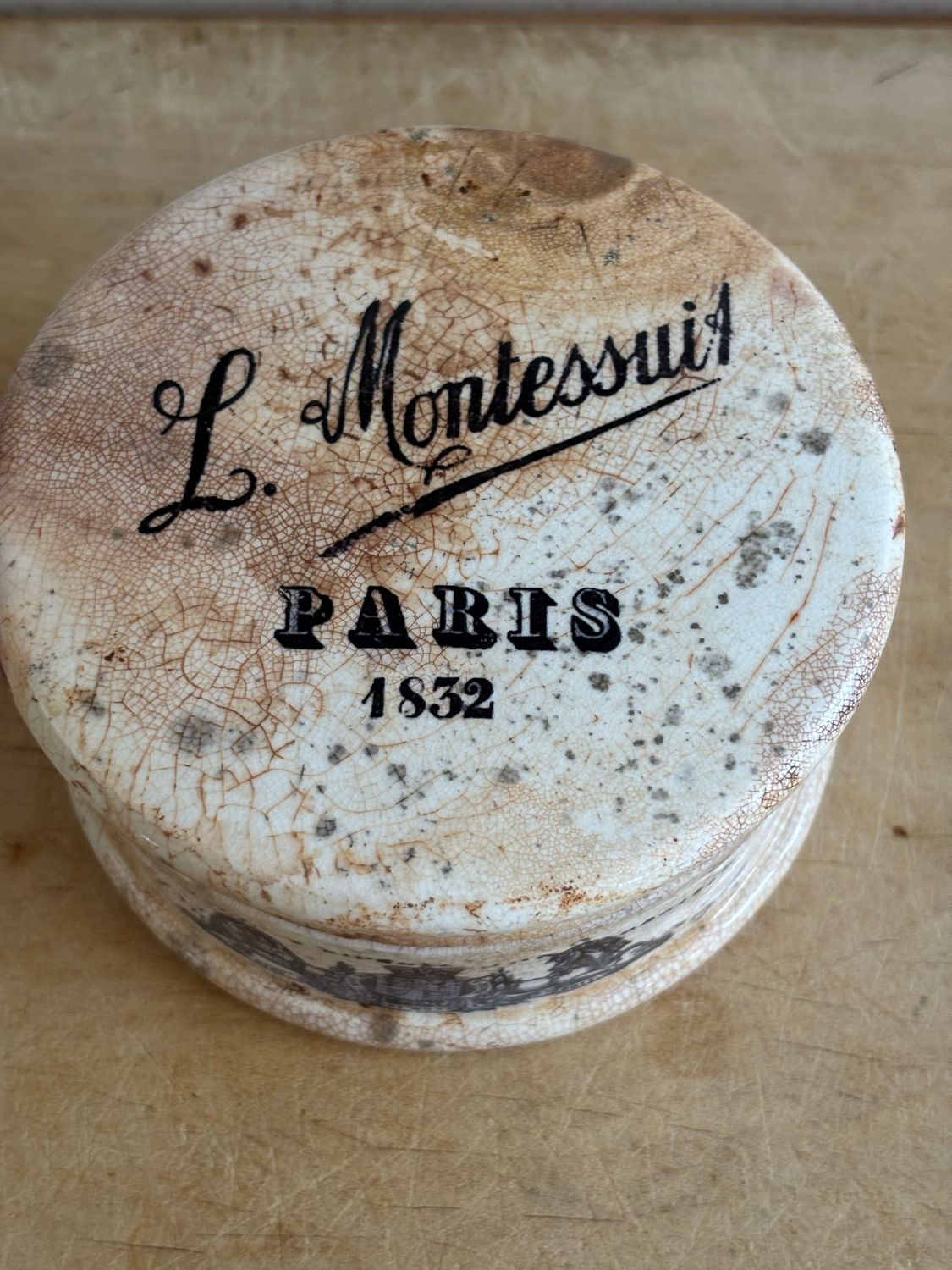 Stained Chemist Pot /Paris