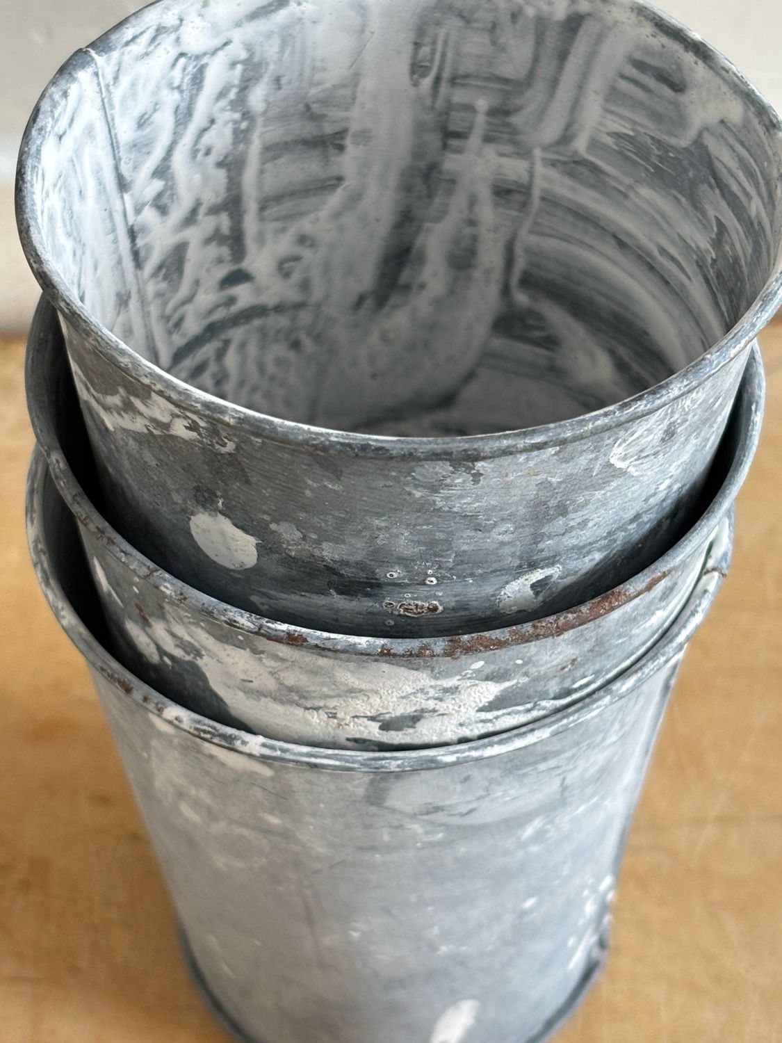 Resv’d For Amy/Metal Pan/Tin Seed Pots