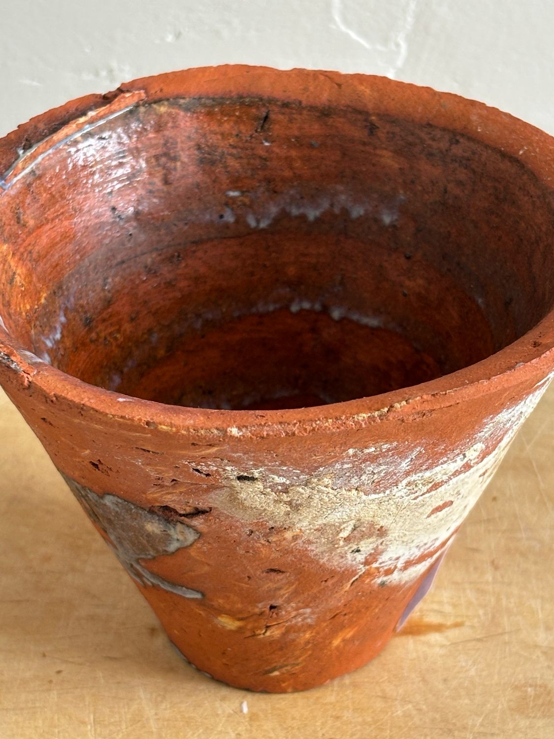 Resv’d For Lori/Resin Pot /Sepia + Silk