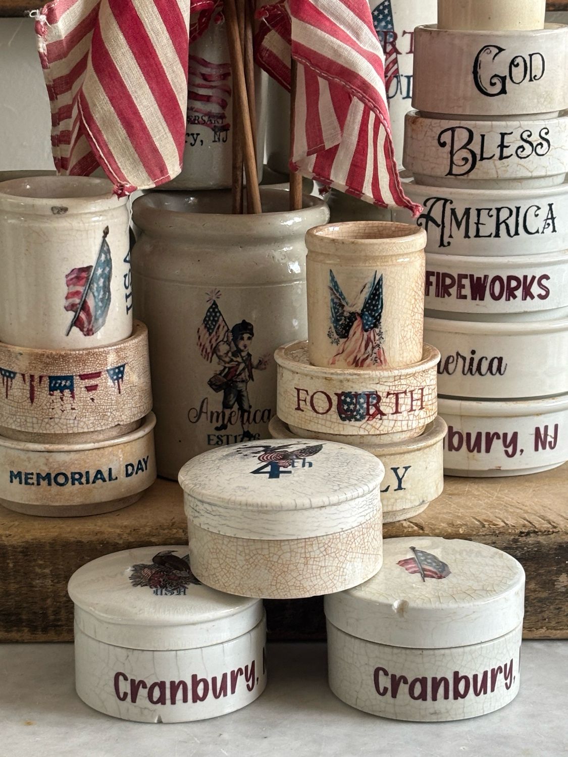 Resv’d Trade Order/Chandelier Barn Market/Pots/Fragrance/Patriotic