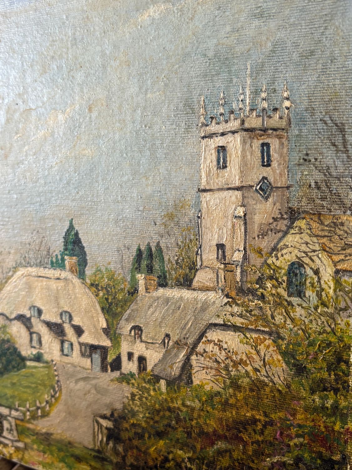 Country Side Davis Oil Painting