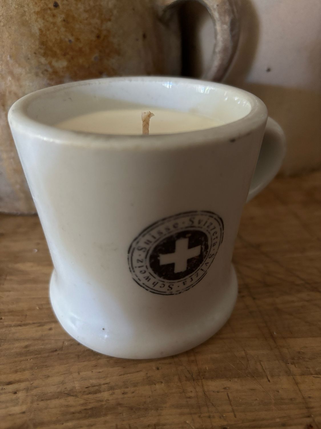 Resv’d For Sandra Dundee/Mug Candle /Herbarium