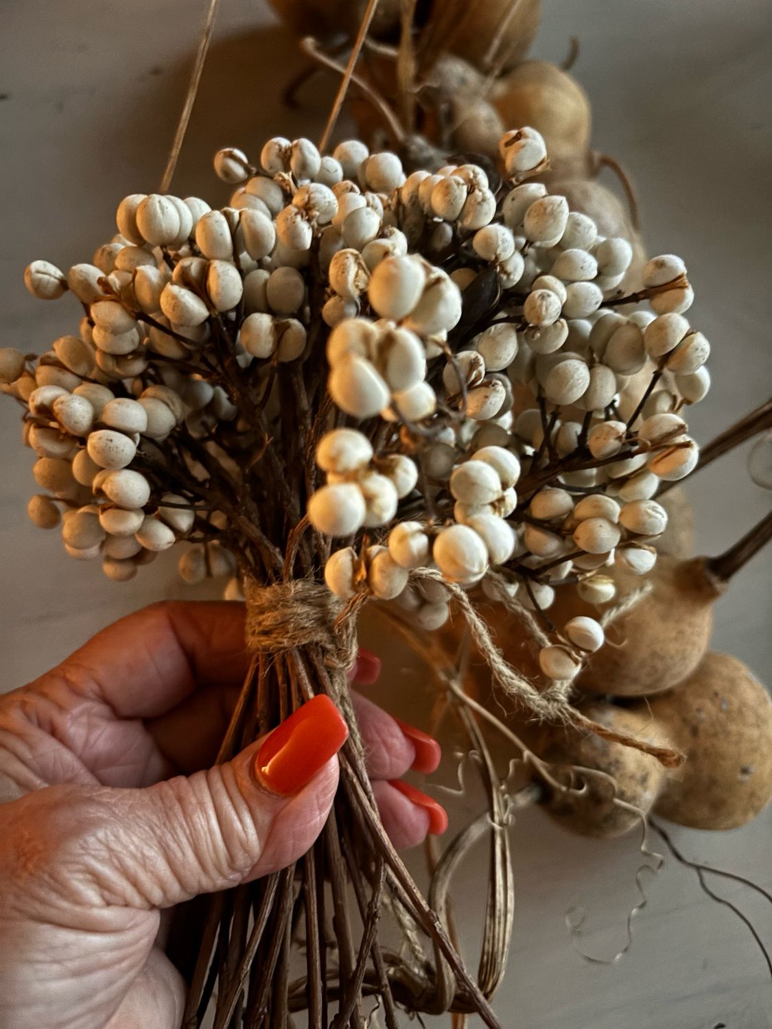 Resv’d For Edie /Berries/Gourds