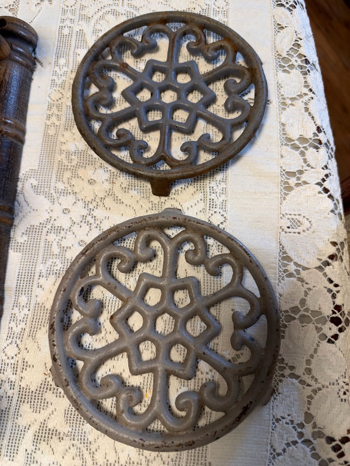 Resv’d For Emily/Candles/Trivet