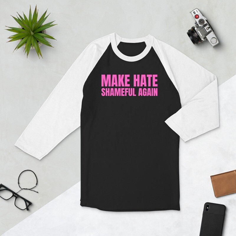 3/4 sleeve raglan shirt