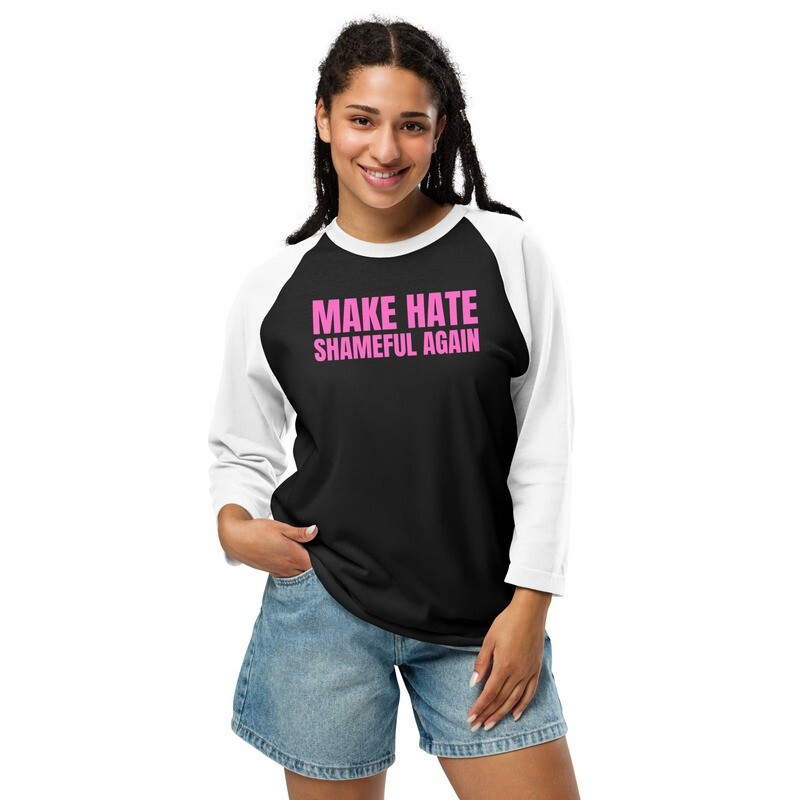 3/4 sleeve raglan shirt