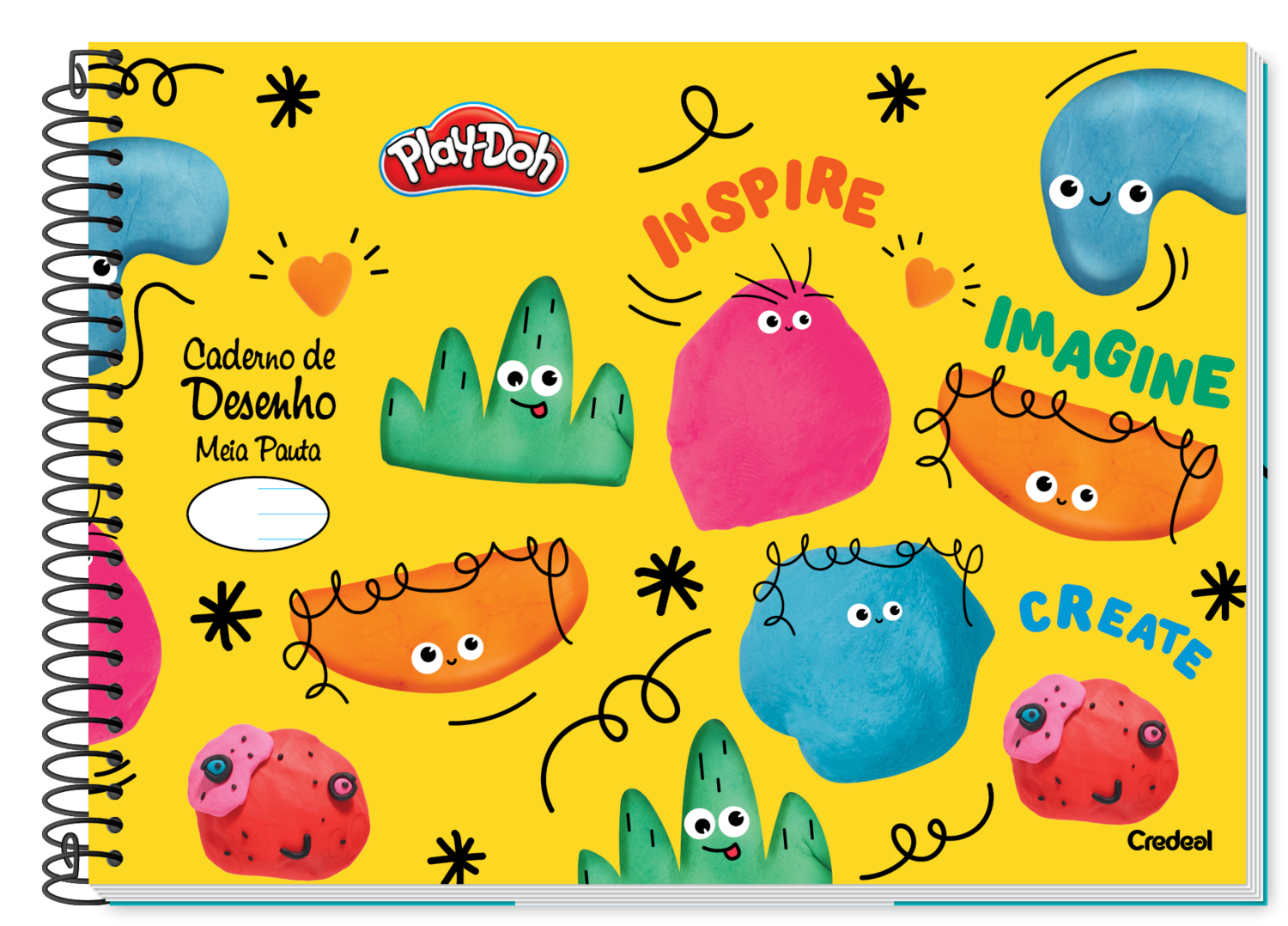 Play Doh - Caderno de Desenho