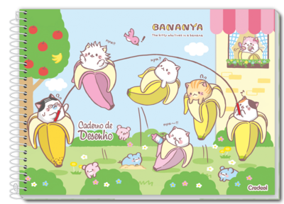 Bananya - Caderno Desenho