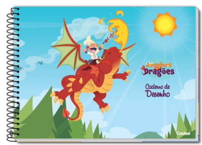 Aventura-Com-Dragões - Caderno de Desenho