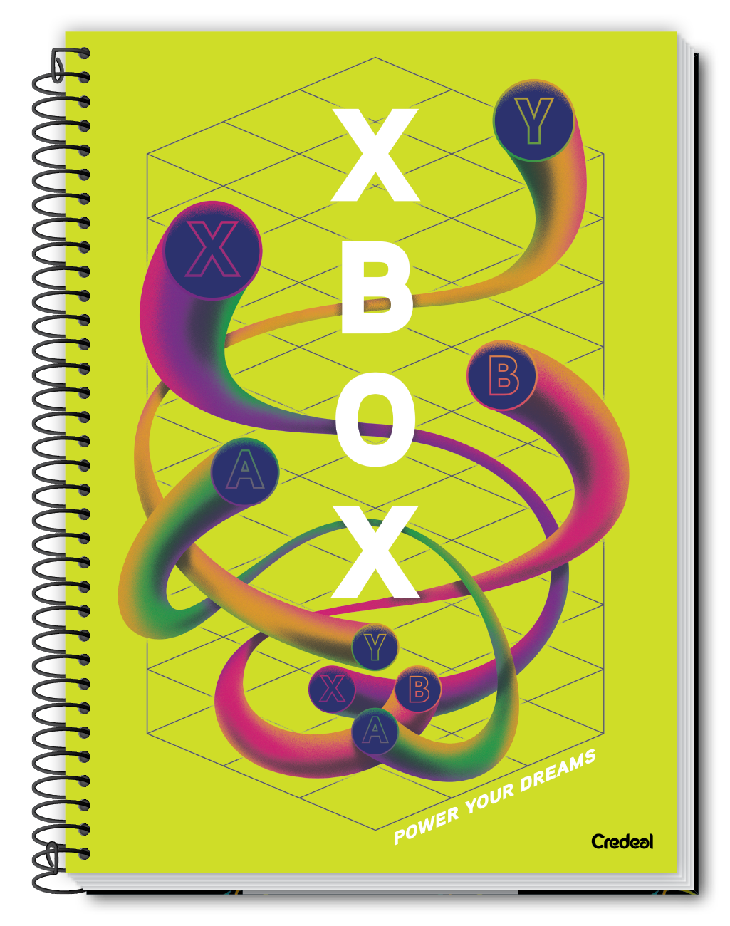 XBOX - Caderno Espiral