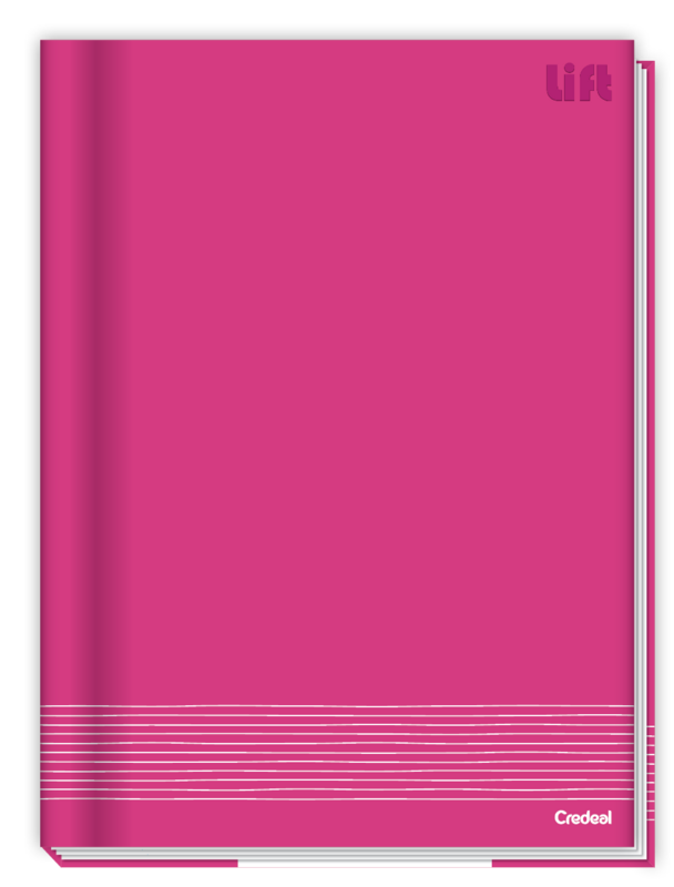 Lift Colorido - Caderno Costurado