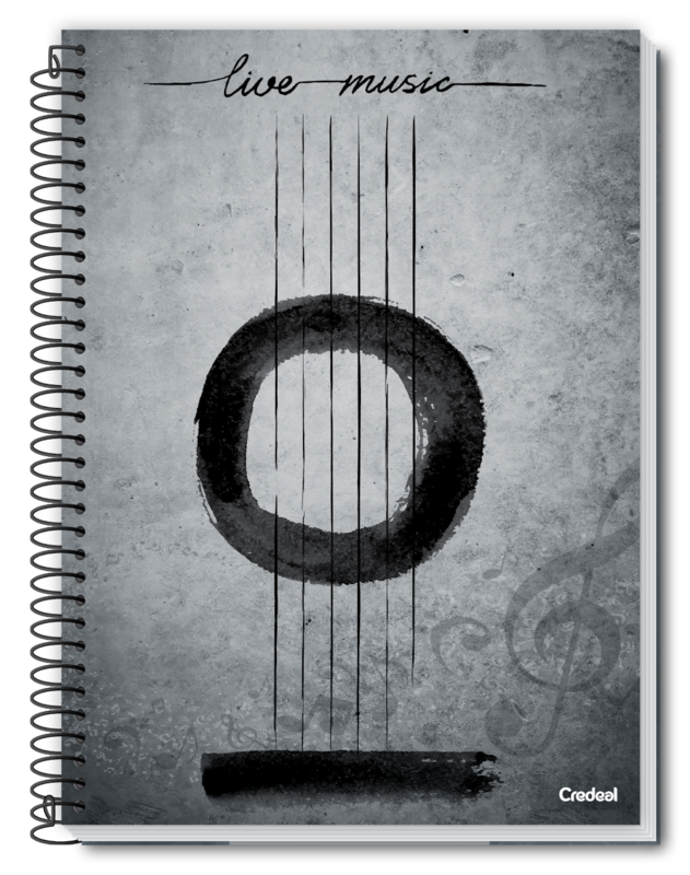 Caderno de Música Espiral