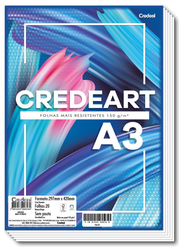 Credeart - Folhas para desenho