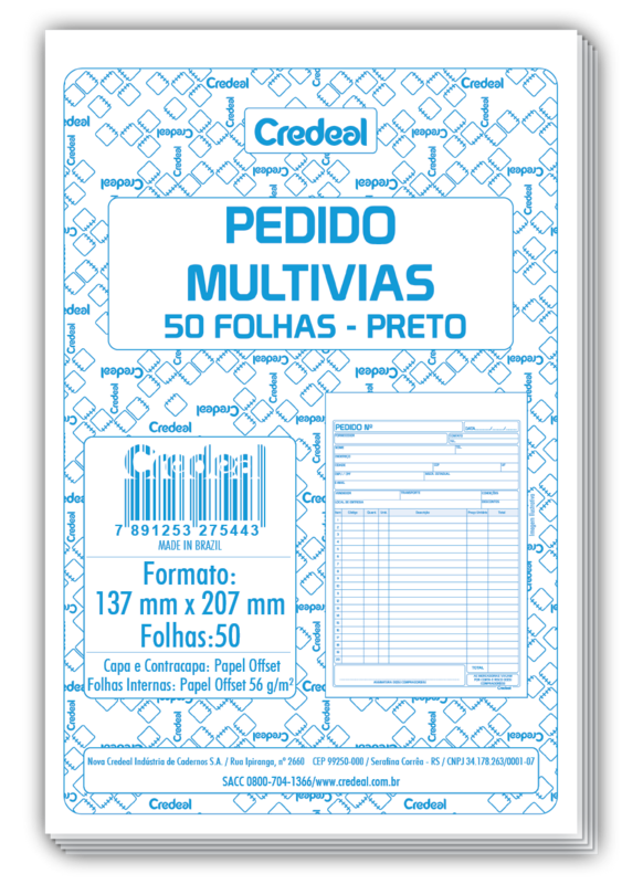 Pedido Cópia - Multivias
