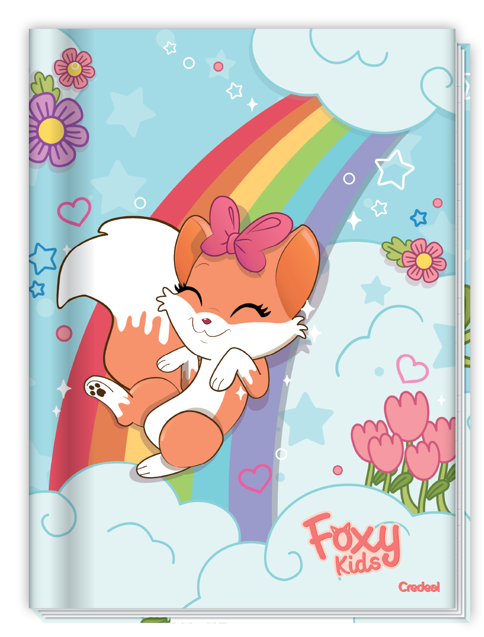 Foxy Kids - Caderno Costurado