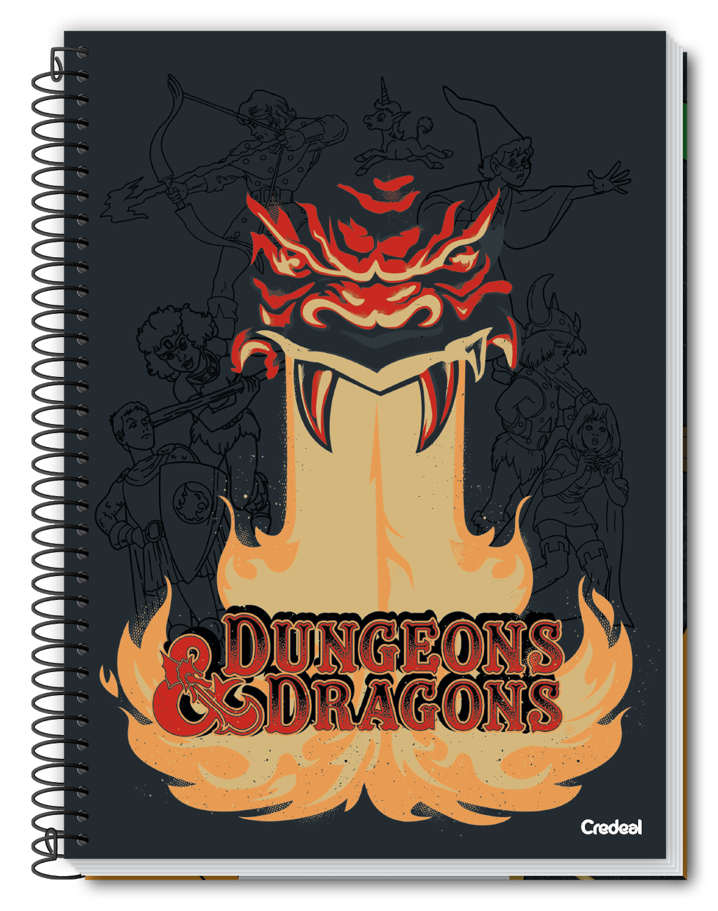 Caverna do Dragão - Caderno Espiral