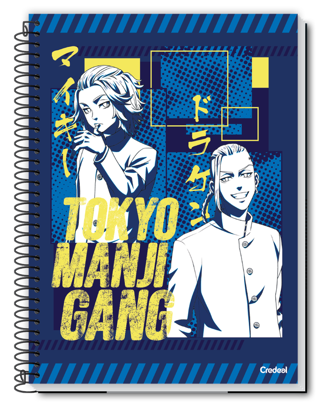 Tokyo Revengers - Caderno Espiral
