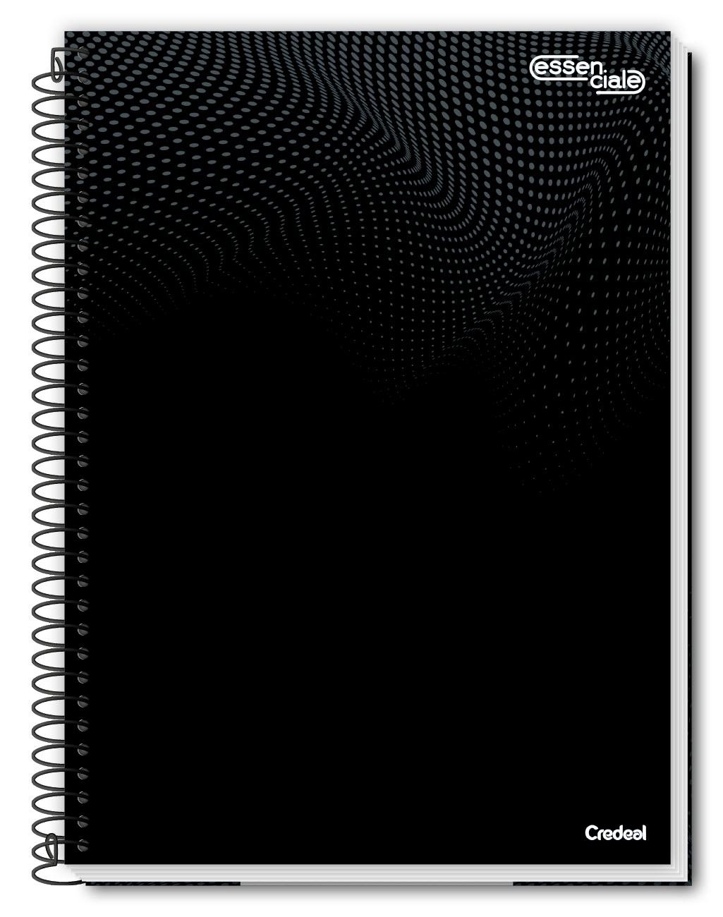Essenciale Preto - Caderno Espiral