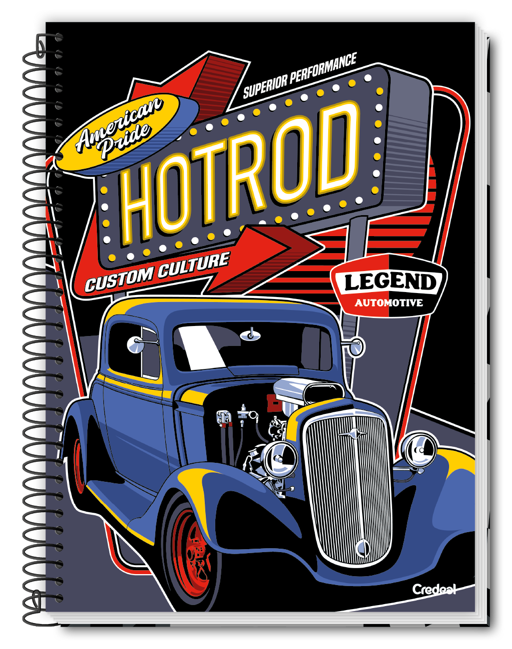 Super Cars - Caderno Espiral