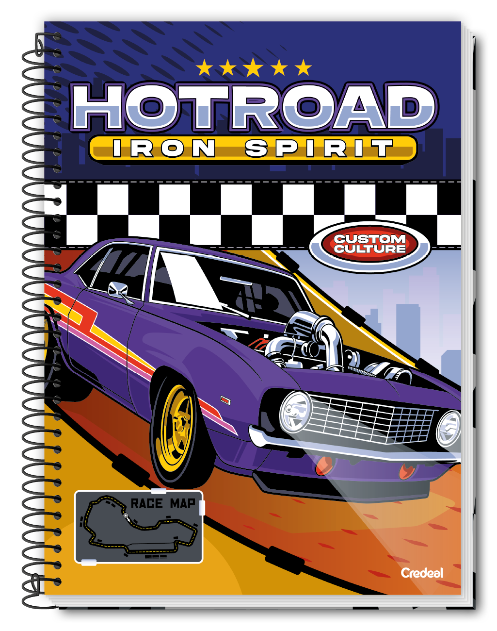 Super Cars - Caderno Espiral