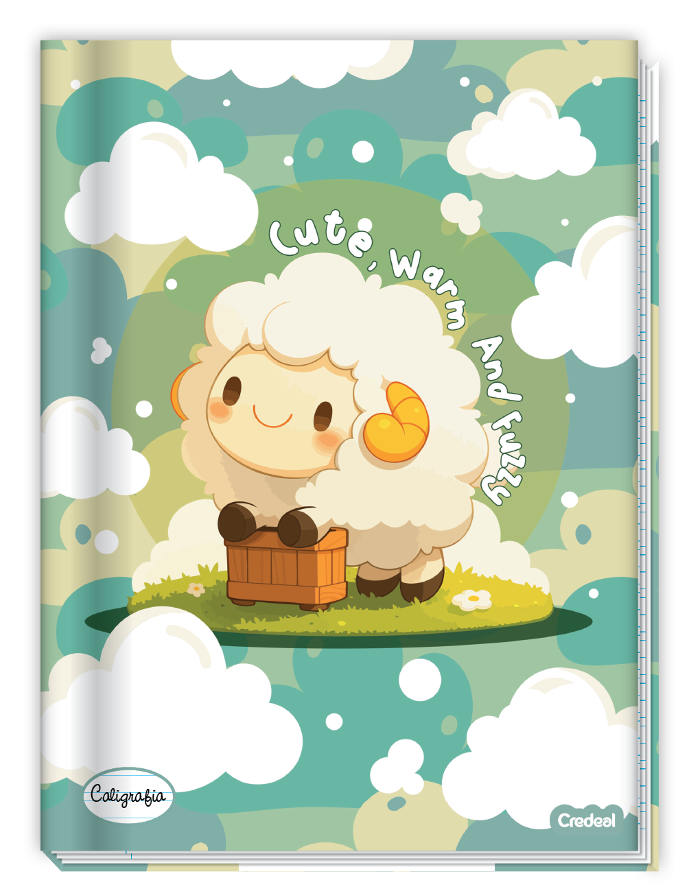 Lala Pets - Caderno de Caligrafia Costurado