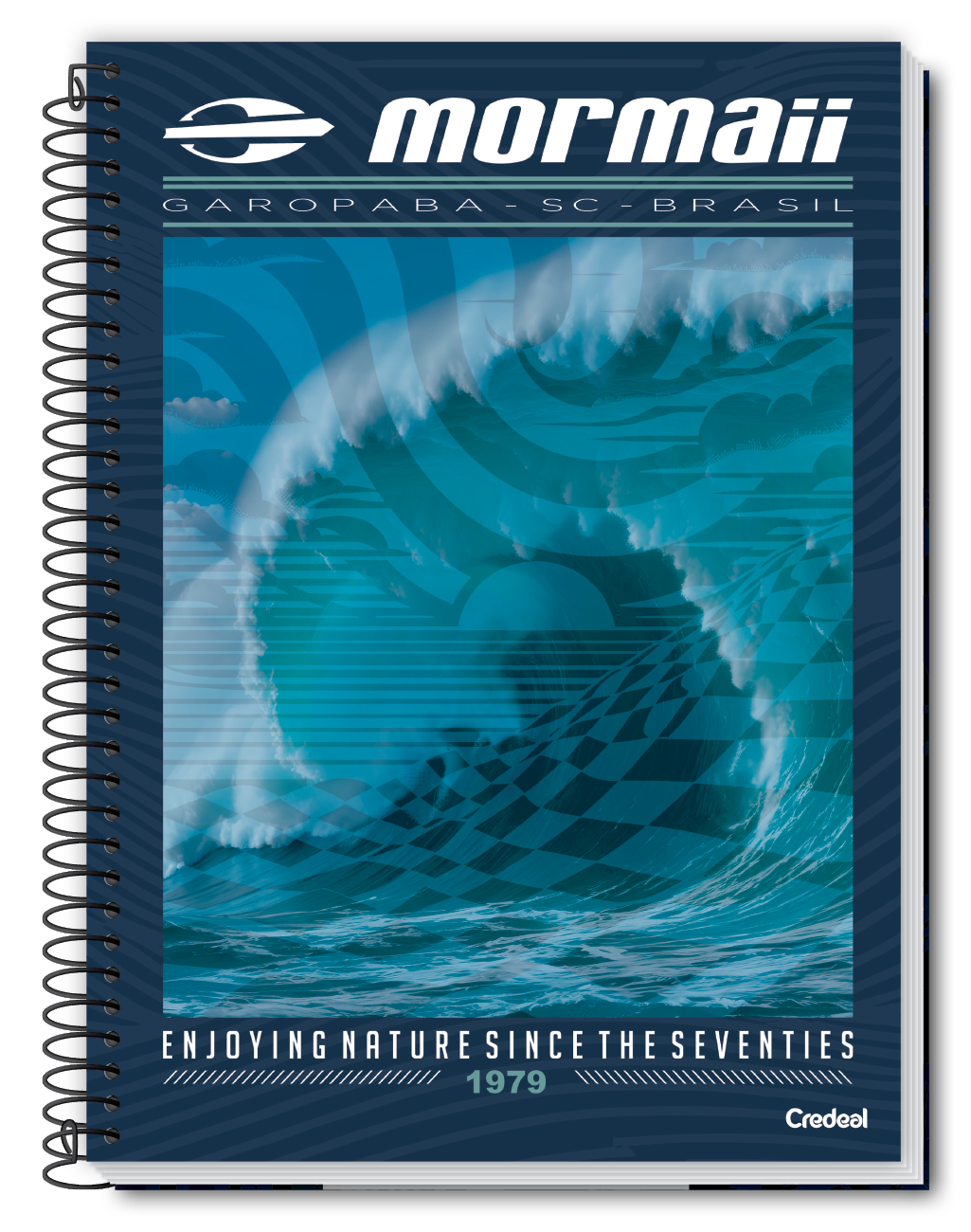 Mormaii Masculina - Caderno Espiral