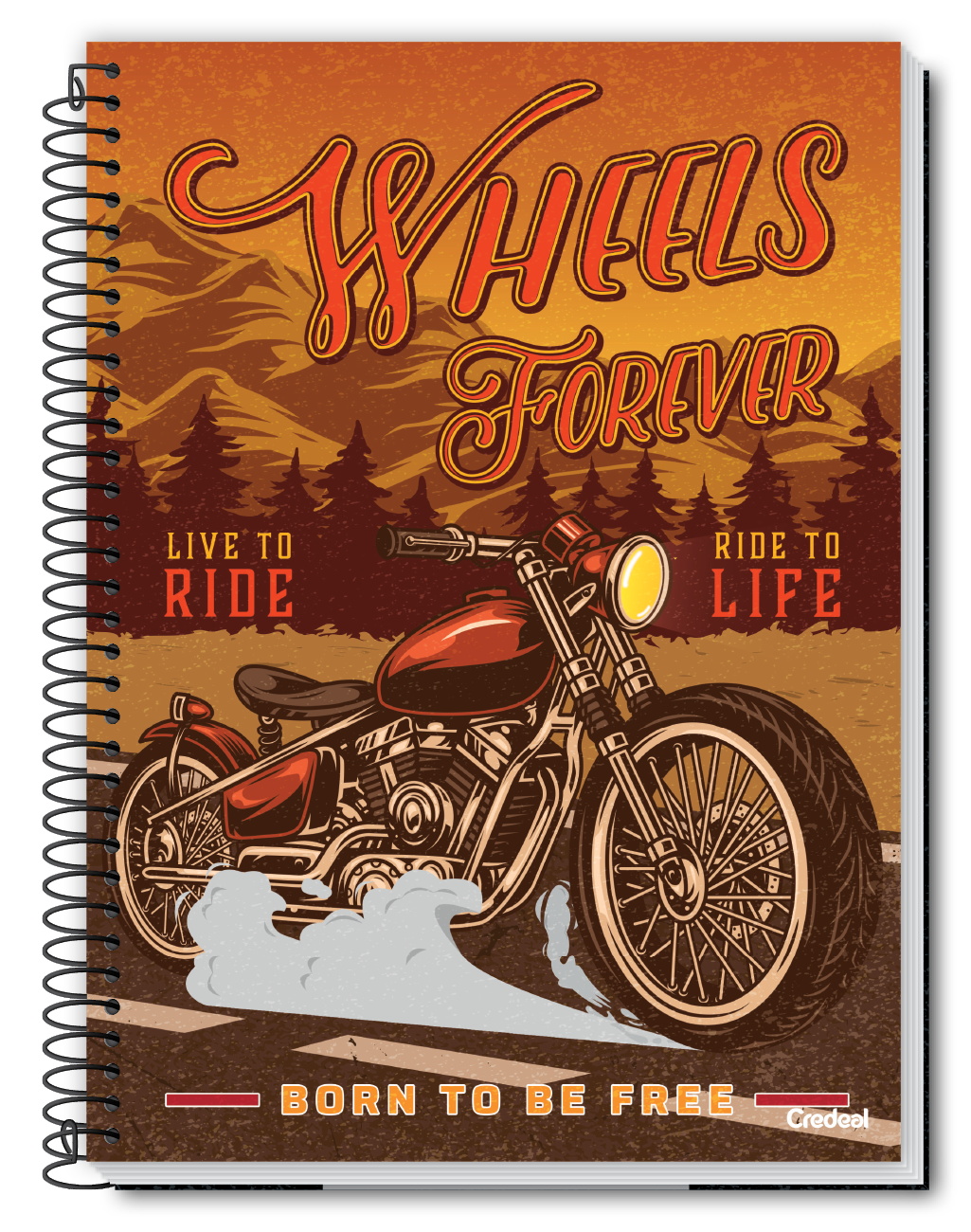 Golden Years - Caderno Espiral