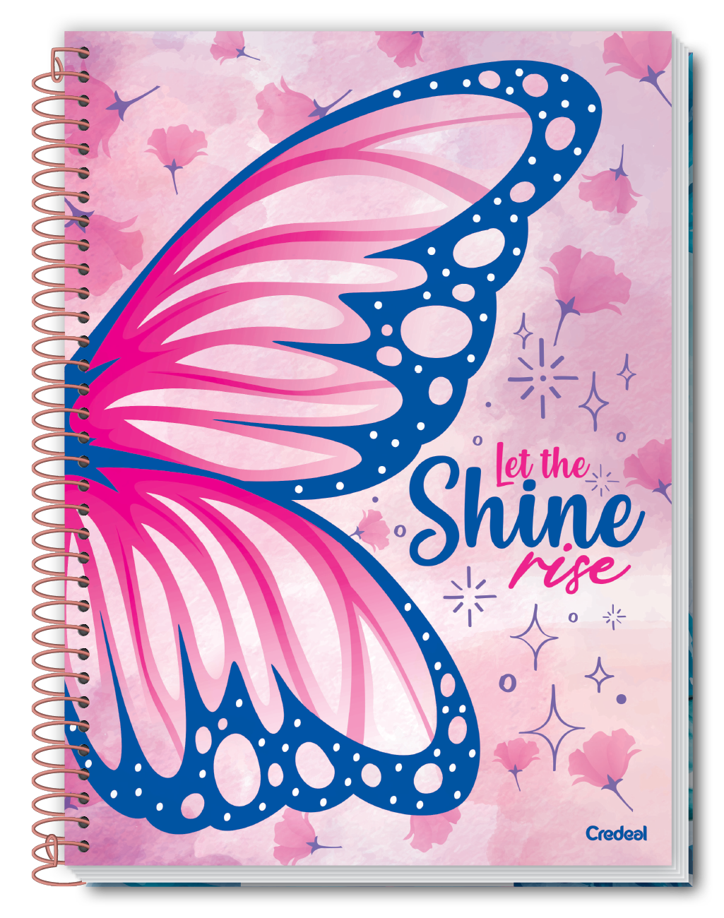 Purpurina - Caderno Espiral