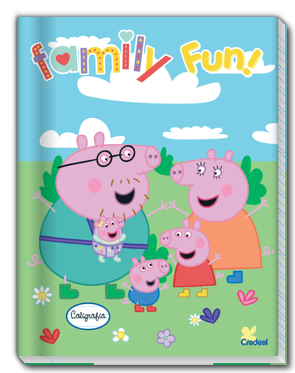 Peppa Pig - Caderno Costurado