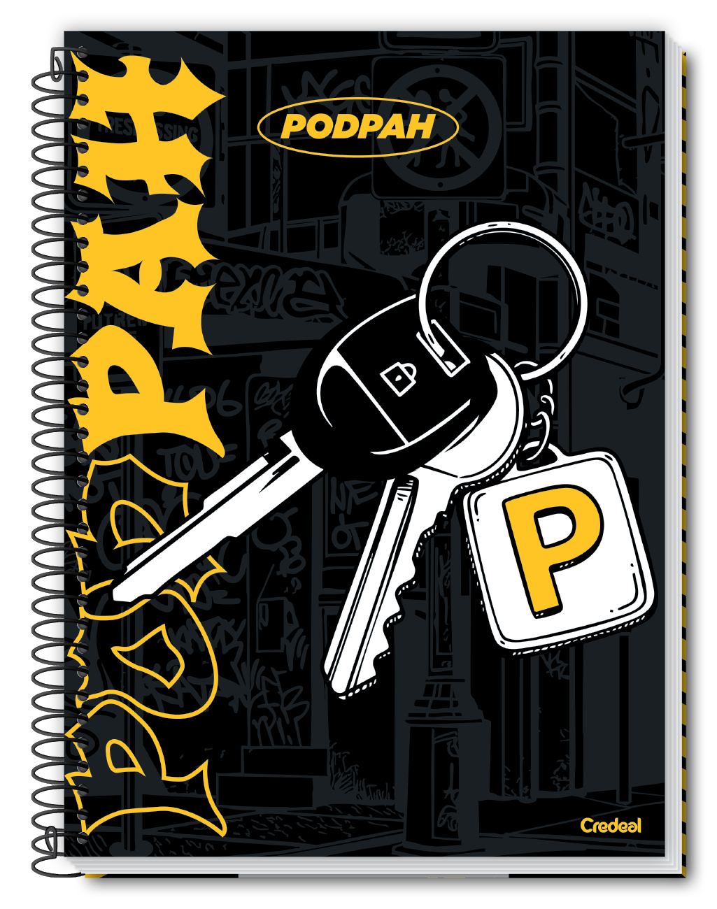 Pod Pah - Caderno Espiral