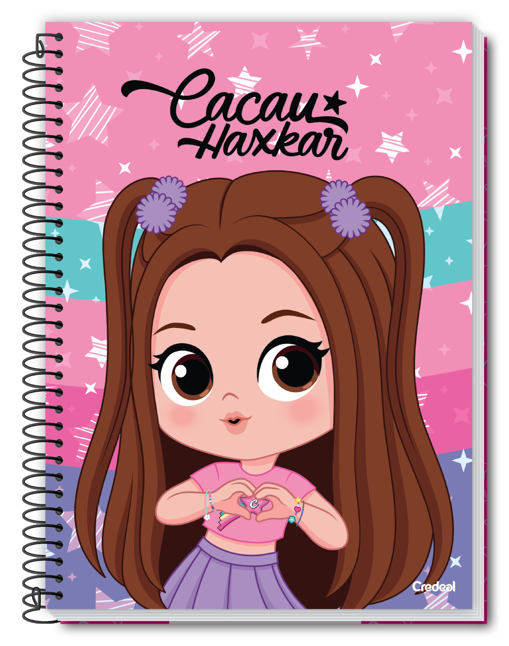 Cacau Haxkar - Caderno Espiral