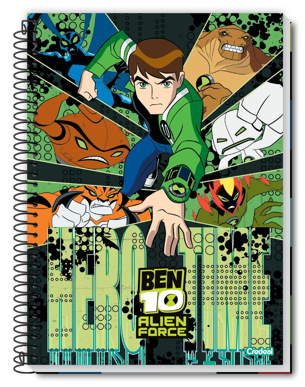 Ben 10 E Hora Da Aventura Light - Caderno Espiral