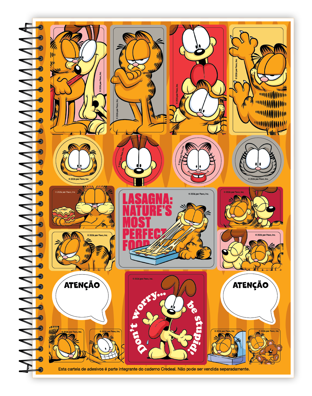 Garfield - Caderno Espiral
