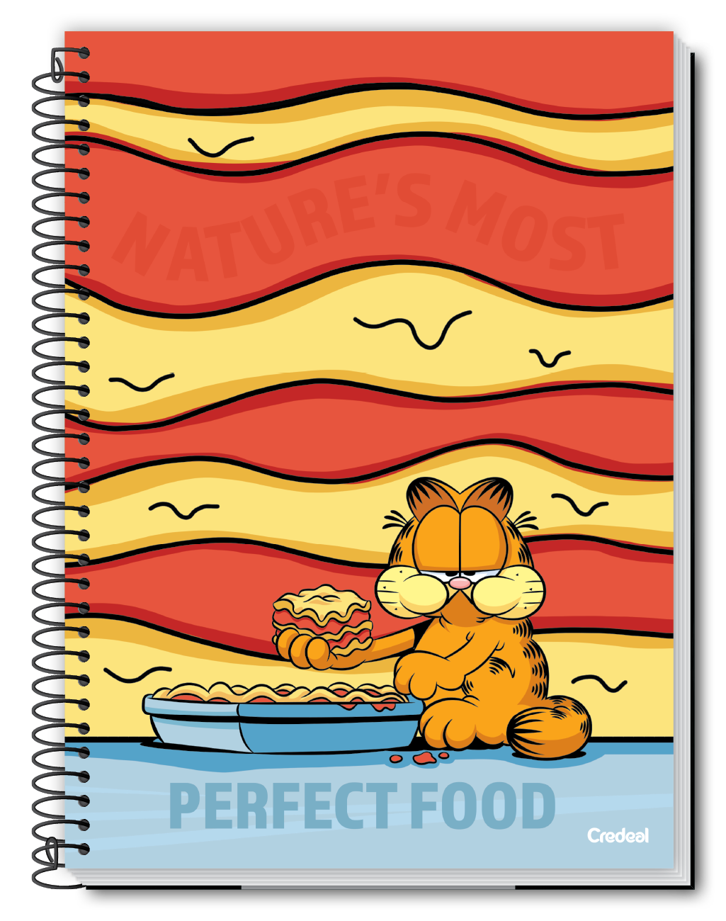 Garfield Light - Caderno Espiral