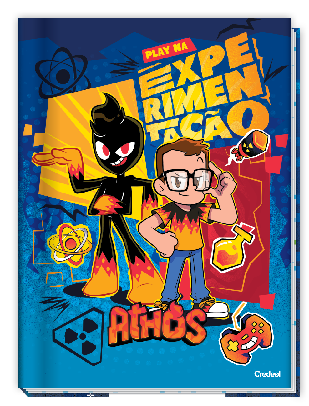 Athos e Problems - Caderno Costurado