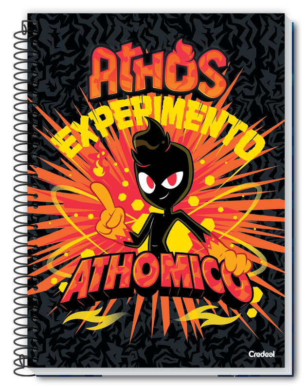 Athos e Problems  - Caderno Espiral