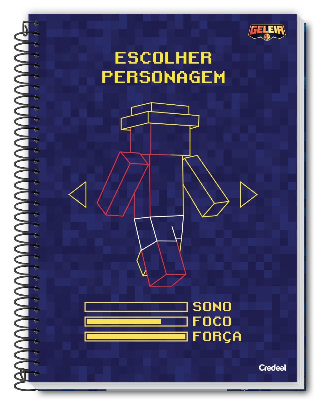 Geleia e Robin - Caderno Espiral