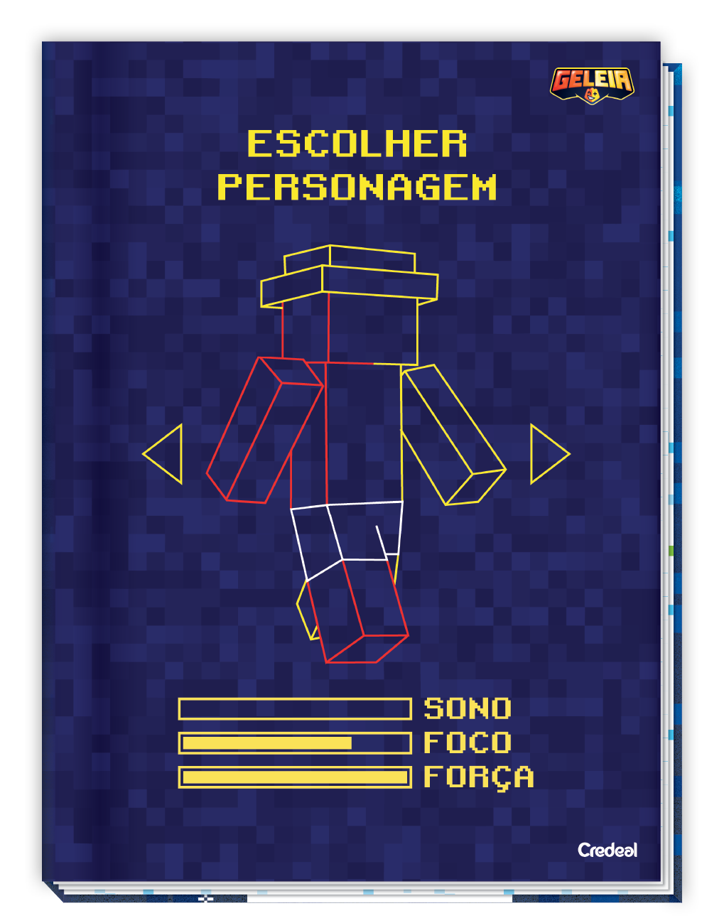 Geleia e Robin - Caderno Costurado