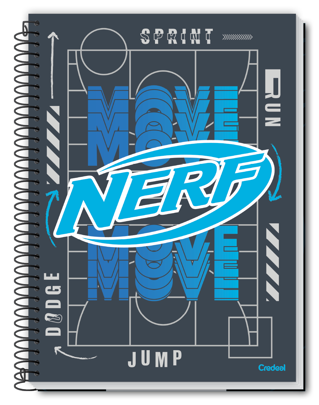 Nerf Light - Caderno Espiral
