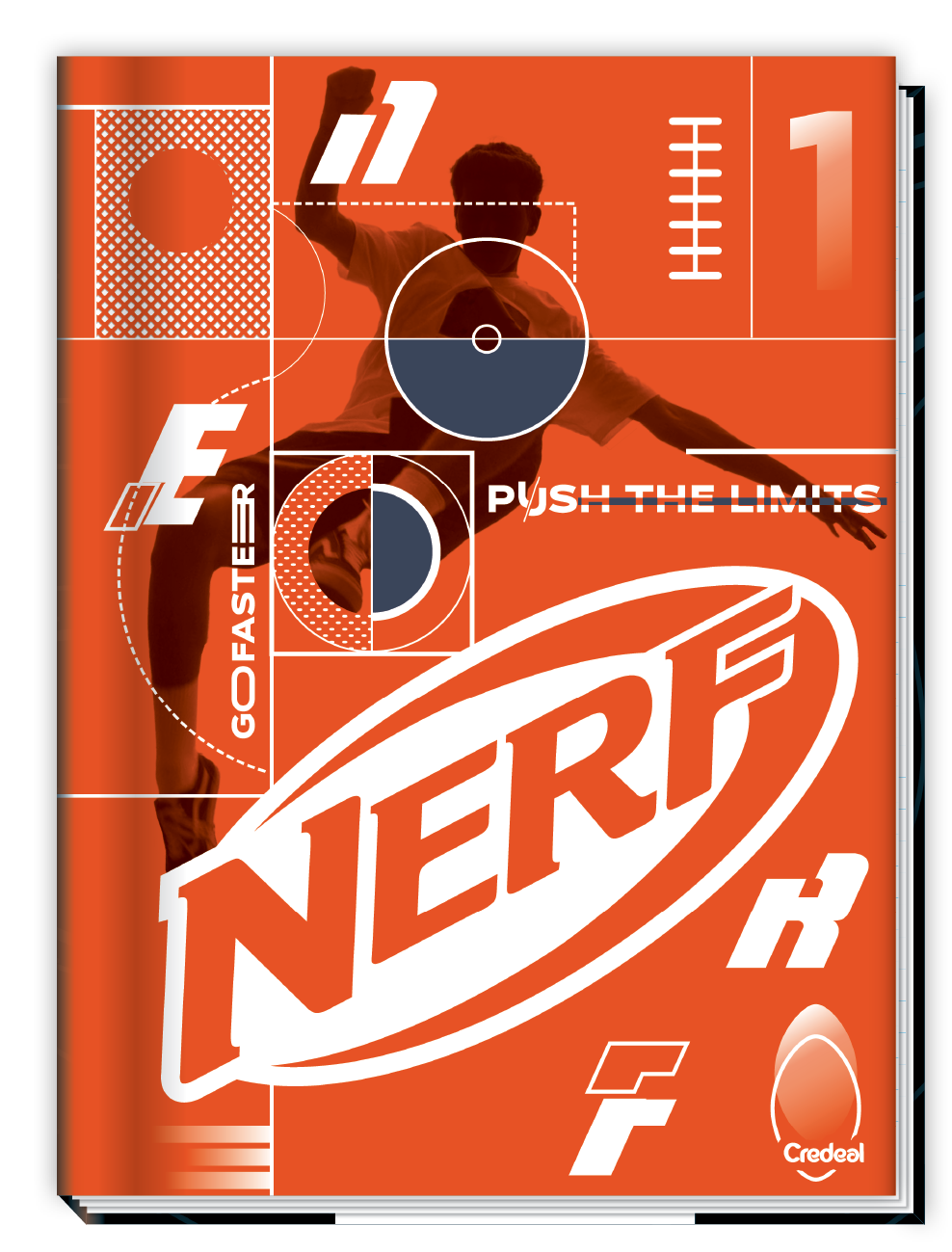 Nerf Light - Caderno Costurado