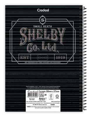 Peaky Blinders - Caderno Espiral