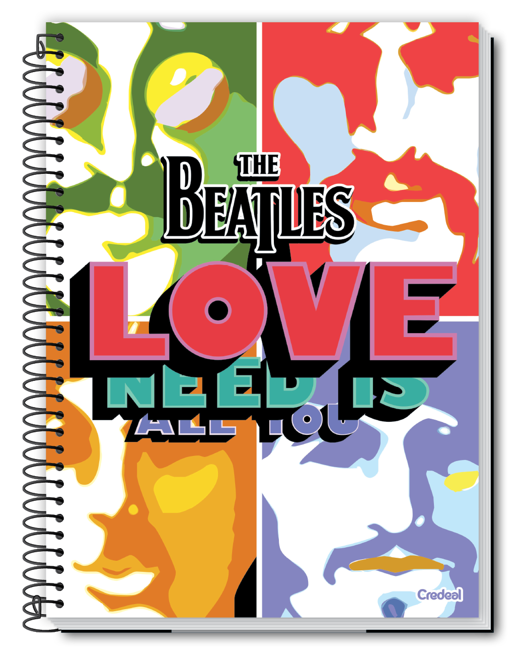 The Beatles Light - Caderno Espiral