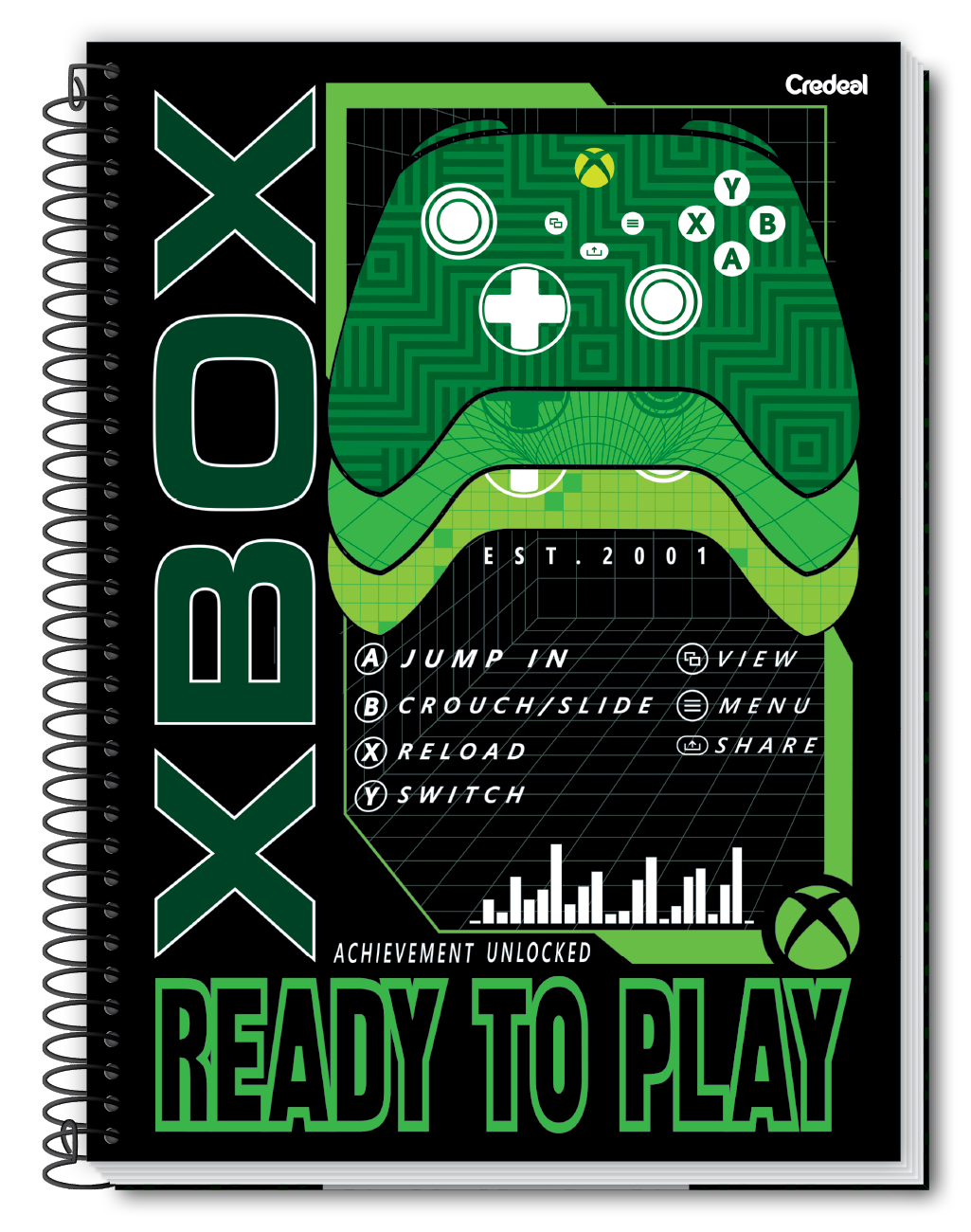 XBOX - Caderno Espiral