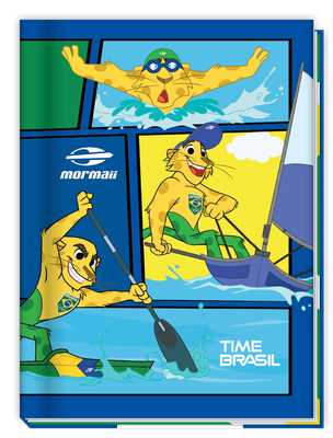 Time Brasil Mormaii - Caderno Costurado