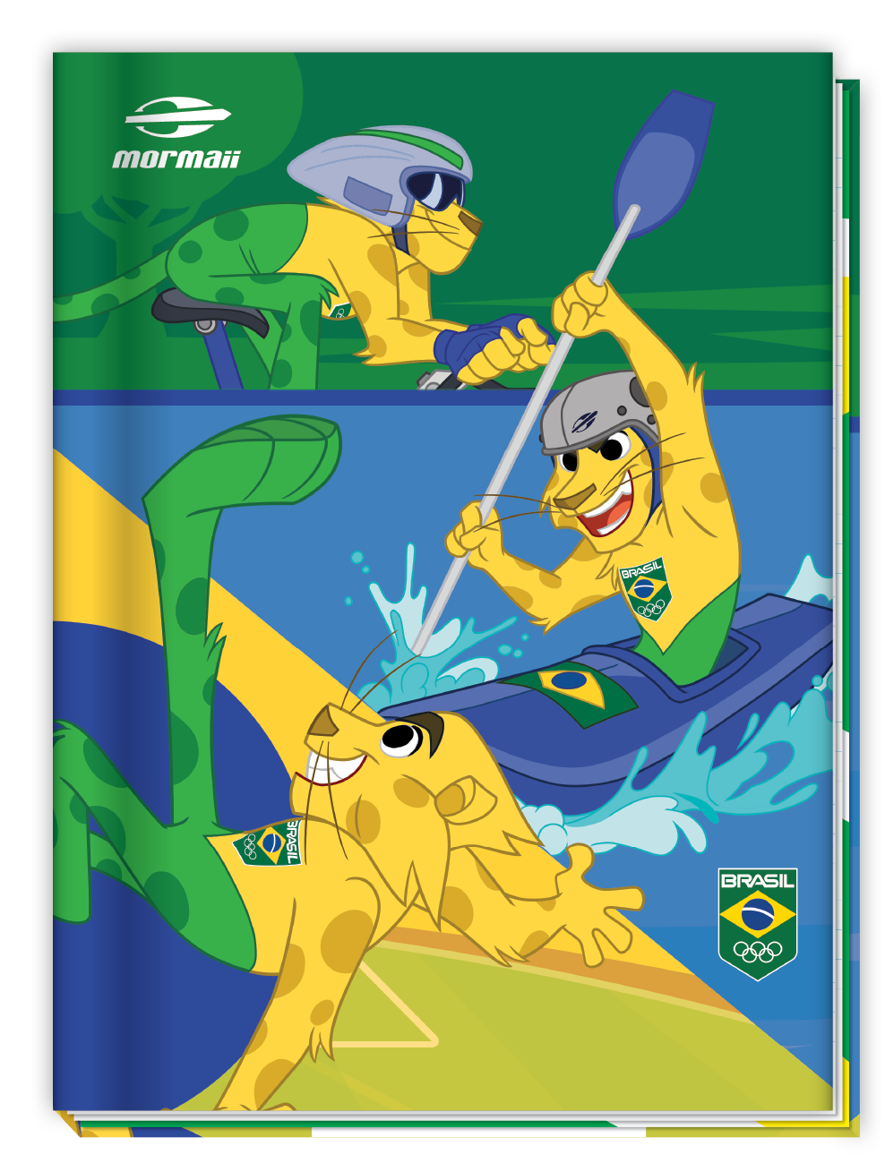 Time Brasil Mormaii - Caderno Costurado