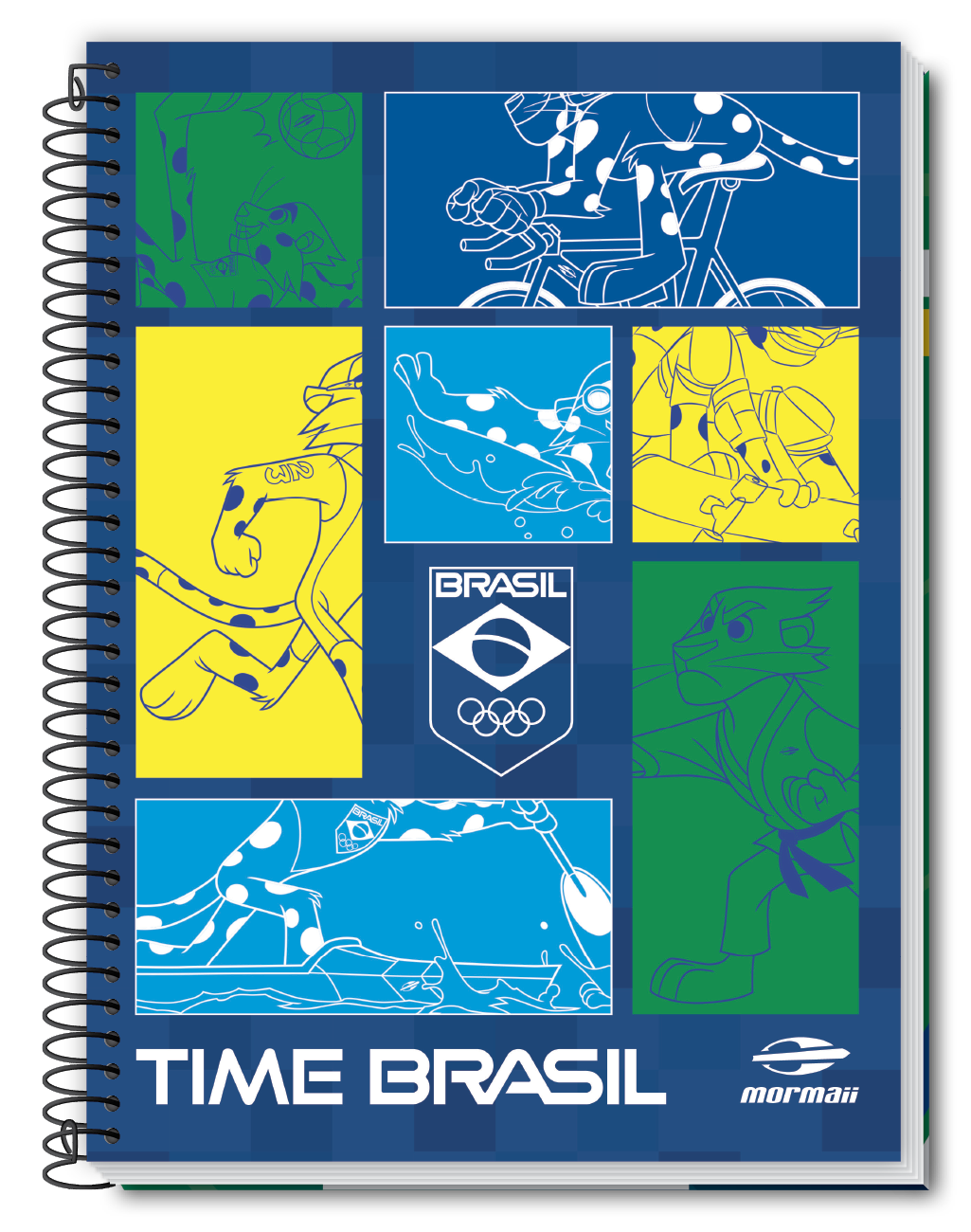 Time Brasil Mormaii - Caderno Espiral