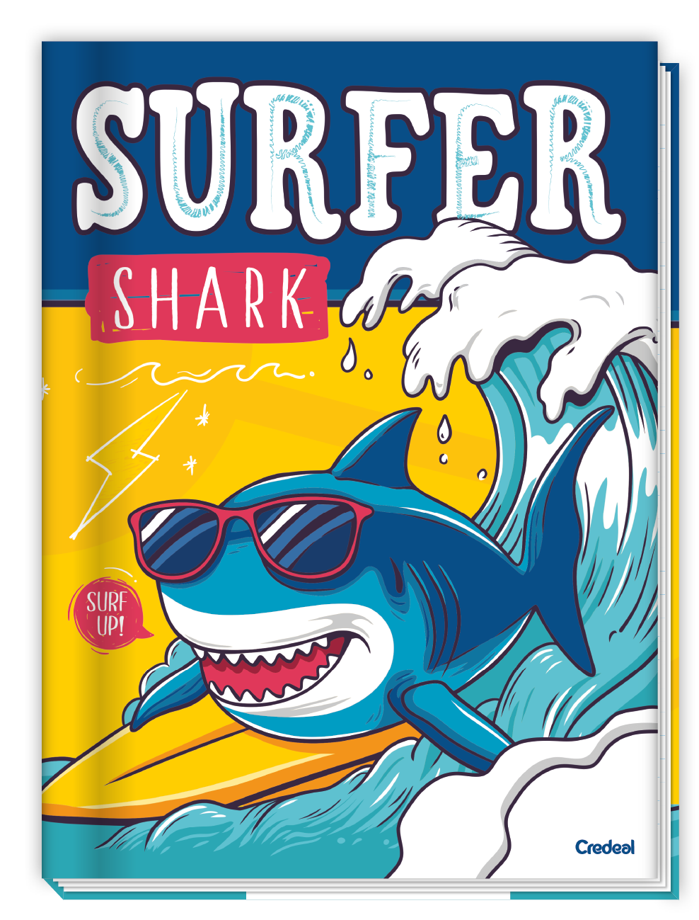 Sharkinhos - Caderno Costurado