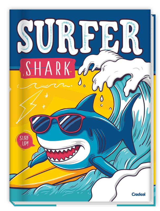 Sharkinhos - Caderno Costurado